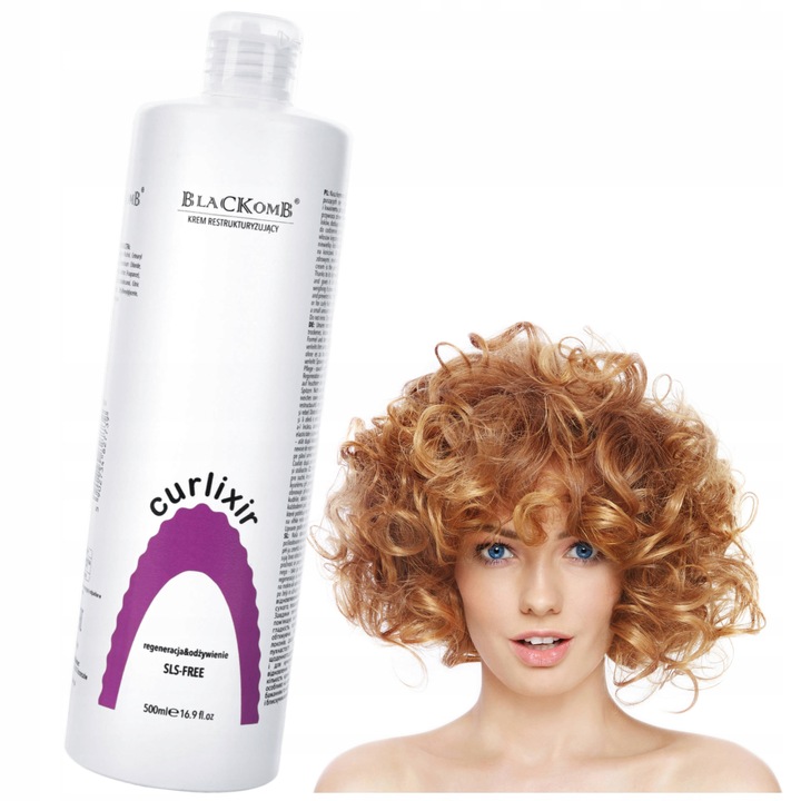 Odżywka Do Włosów Kręconych Puszących Się PODBIJAJĄCA SKRĘT BEZ SLS