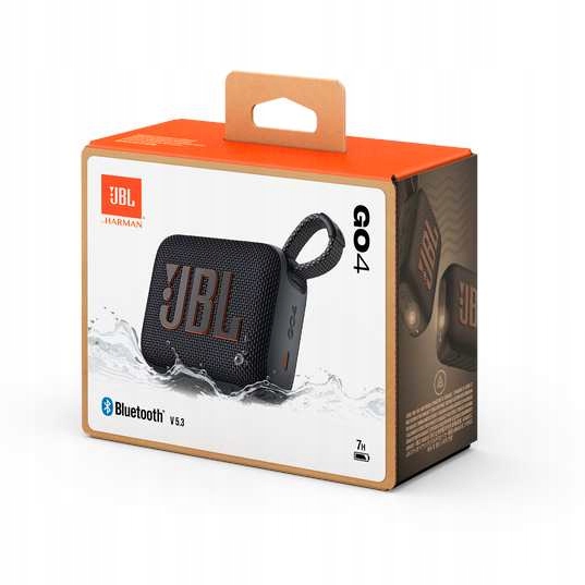 Głośnik bluetooth JBL GO 4 CZARNY IP67