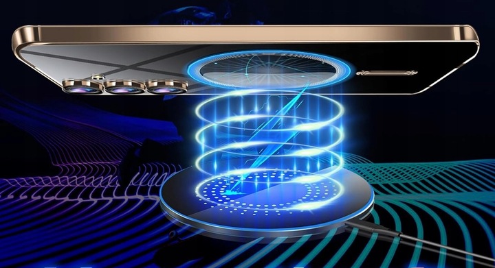 ETUI MAGSAFE GLAMOUR CLEAR CASE do SAMSUNG GALAXY S24 FE 5G SZKŁO HARTOWANE