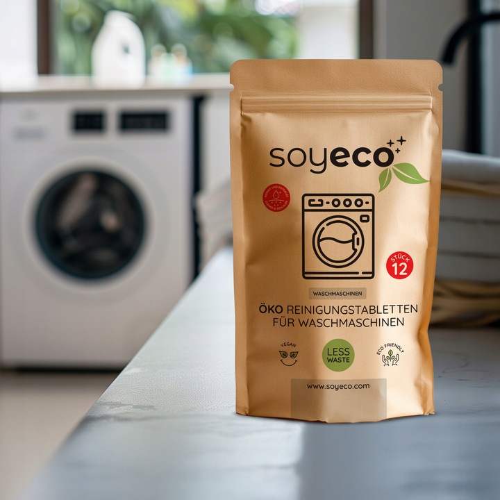 TABLETKI DO CZYSZCZENIA PRALKI ODKAMIENIAJĄCE NEUTRALIZUJĄCE ZAPACH 12szt