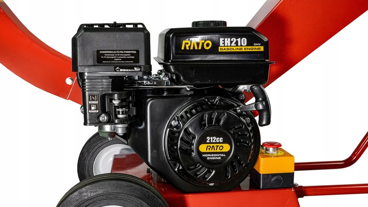 MOCNY ROZDRABNIACZ DO GALEZI SPALINOWY MAX 60MM SILNIK 212CC 2xNÓŻ