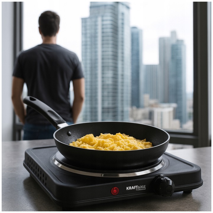 KUCHENKA PRZENOŚCNA ELEKTRYCZNA JEDNOPALNIKOWA TURYSTYCZNA 2000W