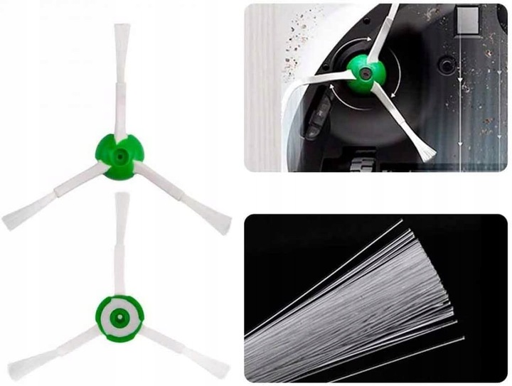 ZESTAW SZCZOTKI FILTRY WORKI do iRobot Roomba E I J i3+ i4+ i5+ i6+ i7+ j7