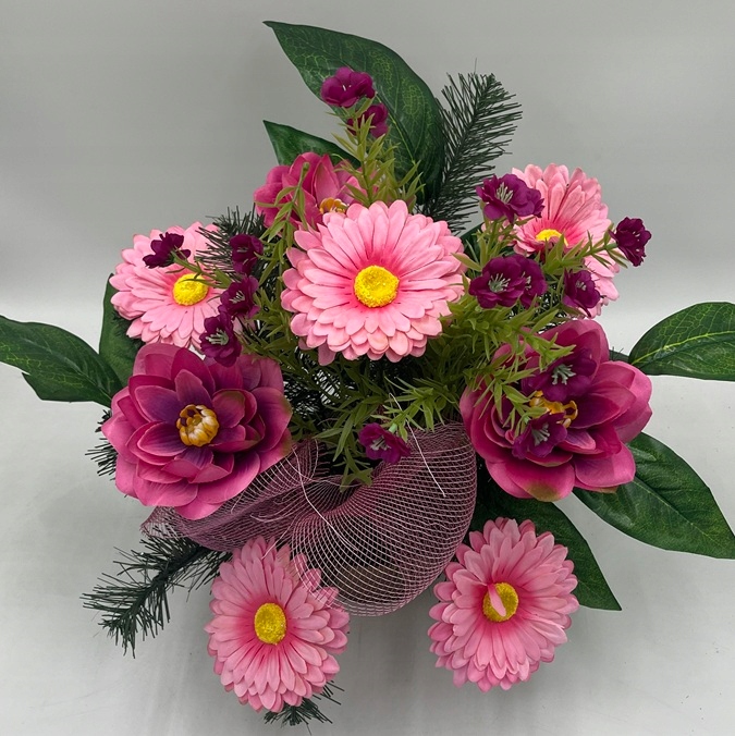 stroik na cmentarz GRÓB kompozycja WIĄZANKA pomnik