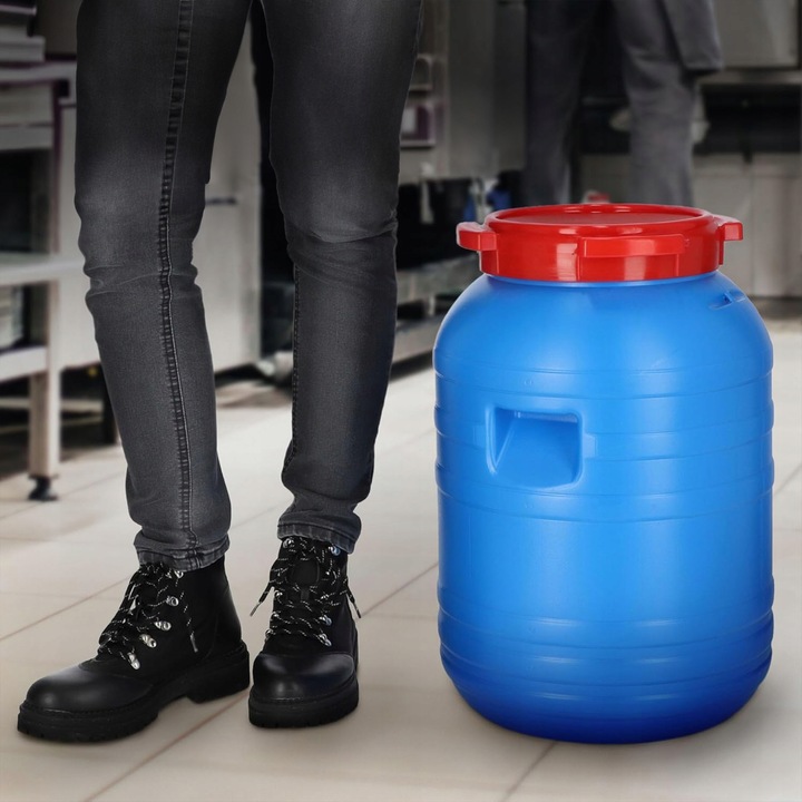 Beczka spożywcza do kiszenia 30L - wielofunkcyjny pojemnik niebieski