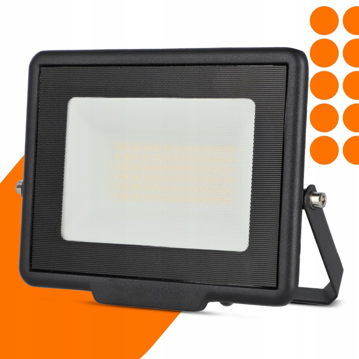 Halogen Naświetlacz LED 50W 4500K Reflektor Zewnętrzny Ogrodowy