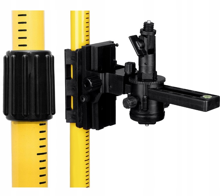STATYW ROZPOROWY TYCZKA DO LASERA POZIOMICY 285 CM +ADAPTER DO SKOSÓW