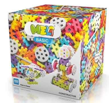 Klocki Konstrukcyjne Meli Constructor 400+ PREZENT