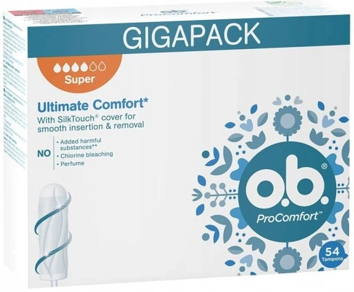 O.B. ProComfort Super tampony Super 54szt.