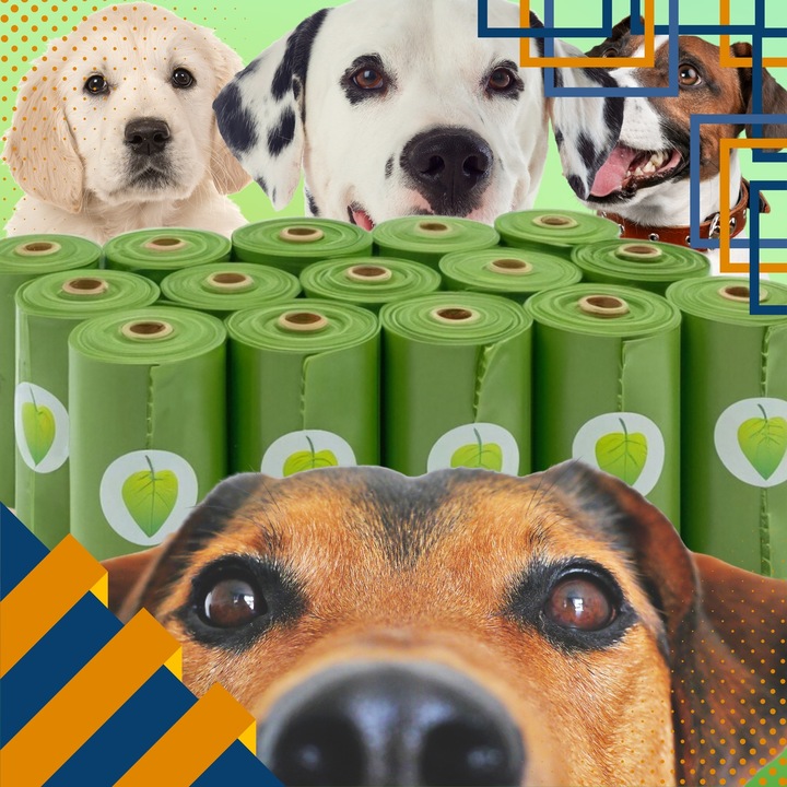 WORECZKI BIODEGRADOWALNE NA PSIE ODCHODY BIO WORKI NA KUPY PSA 360 SZT ETUI