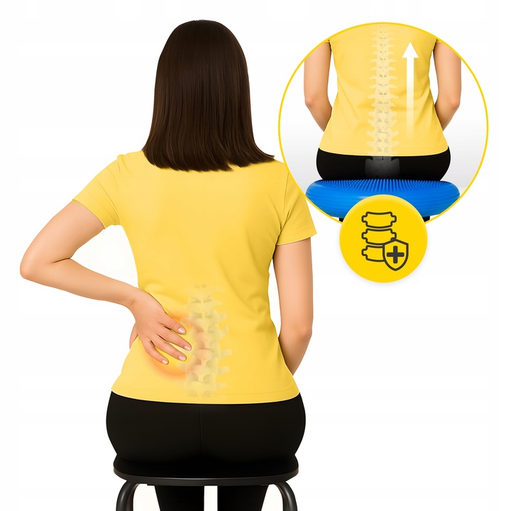 PODUSZKA SENSOMOTORYCZNA DO REHABILITACJI SIEDZENIA KRZESŁO JEŻYK 60