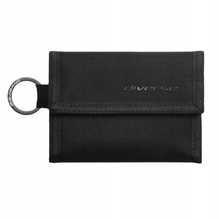 Portfel męski na rzep DIVERSE QUICK 254 Czarny