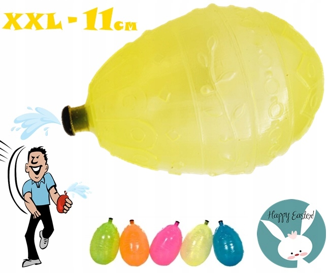 OGROMNA DYNGUSÓWKA JAJKO NA WODĘ DUŻA ŚMINGUSÓWKA 11 CM ZABAWKA DO OGRODU