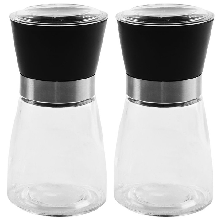 2x Młynek PIEPRZU SOLI mielenia przypraw młynki zestaw młynków