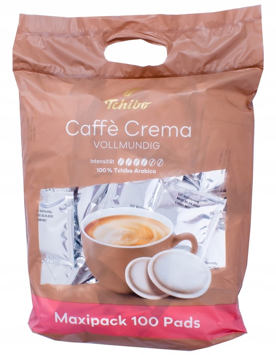 Kawa w saszetkach Tchibo do Senseo Caffe Crema Vollmundig Pads 100 szt