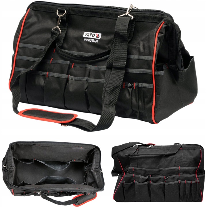 YATO TORBA NARZĘDZIOWA 50 KIESZENI Z NYLONU METALOWE LISTWY ZAMEK