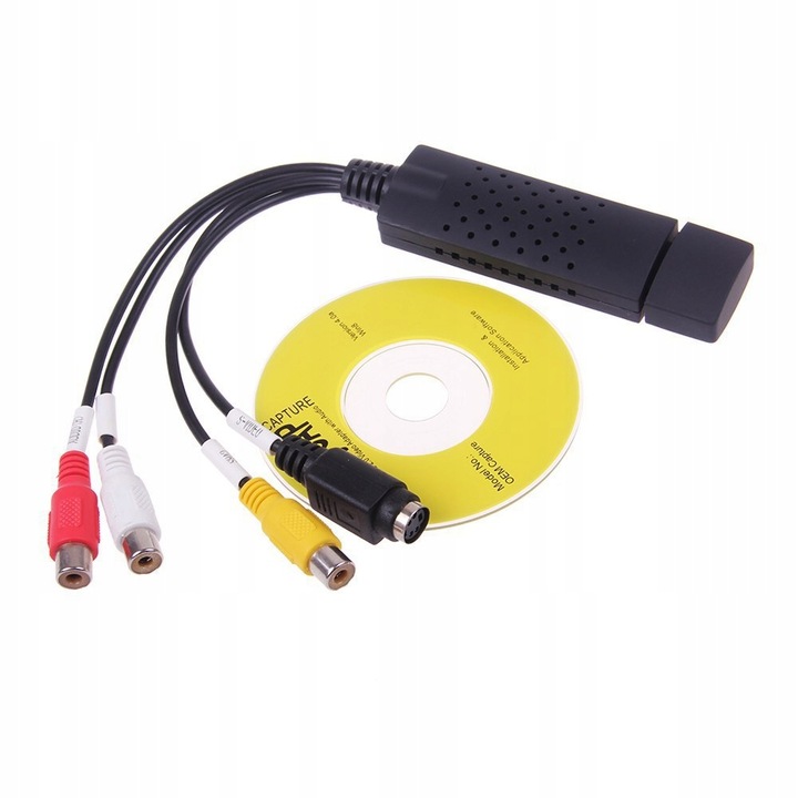 VIDEO GRABBER PRZEGRYWANIE KASET VHS KONWERTER URZĄDZENIE DO ZGRYWANIA