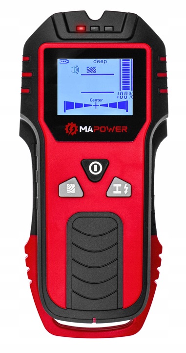 WYKRYWACZ PRZEWODÓW DETEKTOR DREWNA METALU KABLI RUR W ŚCIANIE MAPOWER