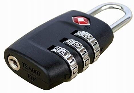 2x KŁÓDKA NA SZYFR TSA SYSTEM BAGAŻOWA DO WALIZKI ZMIENNY KOD - ZESTAW