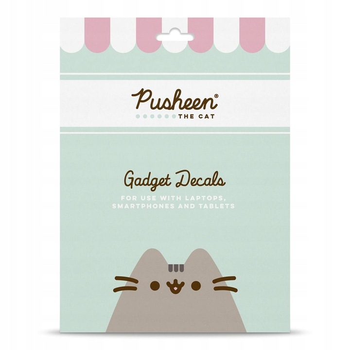 Pusheen Fodie Collection zestaw naklejek na laptop