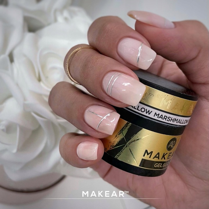 Makear Gel&Go GG02 Żel budujący do paznokci bez piłowania Marshmallow