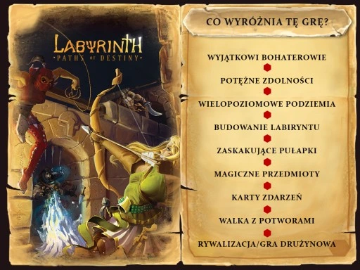 GRA PLANSZOWA Labirynt Ścieżki Przeznaczenia TWÓJ PREZENT na Walentynki