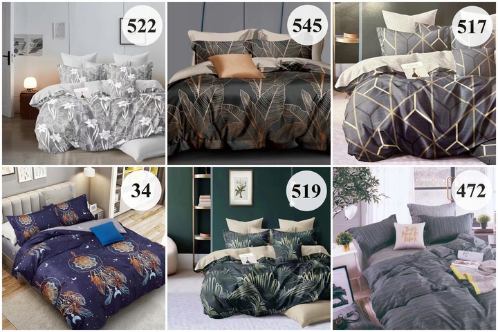 KOMPLET POŚCIELI 200x220 DWUSTRONNA ZESTAW MIŁA DELIKATNA DUŻO WZORÓW