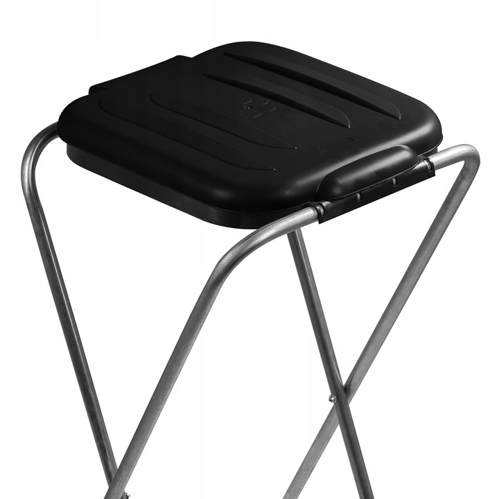 STOJAK KOSZ DO SEGREGACJI ŚMIECI 1 STANOWISKO WOREK 120L KOSZ NA ODPADY