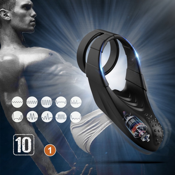 masazery prostaty z pierscieniem 10 funkcjami wibracji na penisa dla par