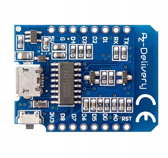 AZDelivery moduł D1 Mini Nodemcu ESP8266-12F WLAN Arduino