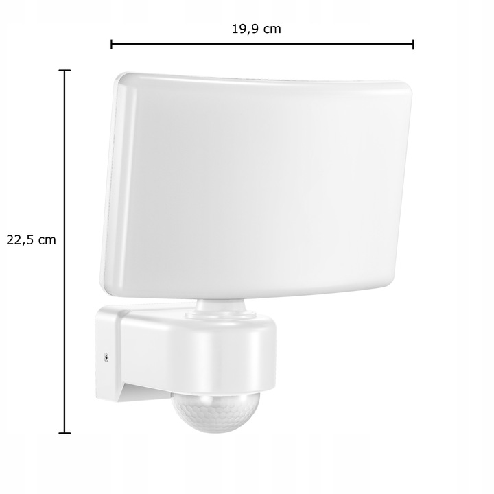 Lampa Zewnętrzna LED 30W Czujnik Ruchu i Zmierzchu Regulacja Halogen