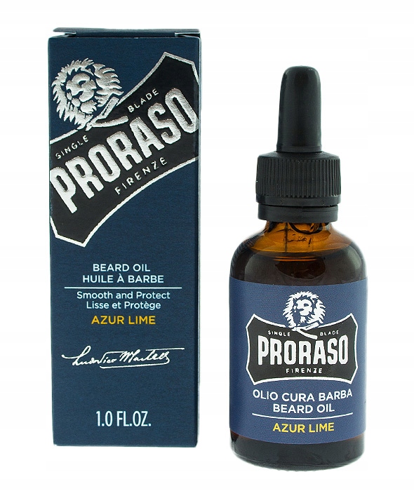 Olejek do brody AZUR LIME Proraso 30ml