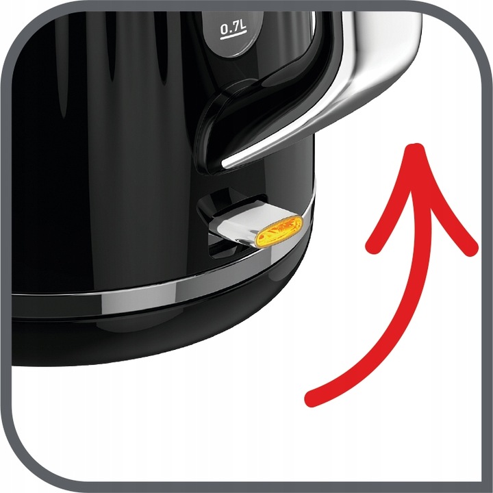 Czajnik elektryczny TEFAL Loft 2400 W czarny KO250830