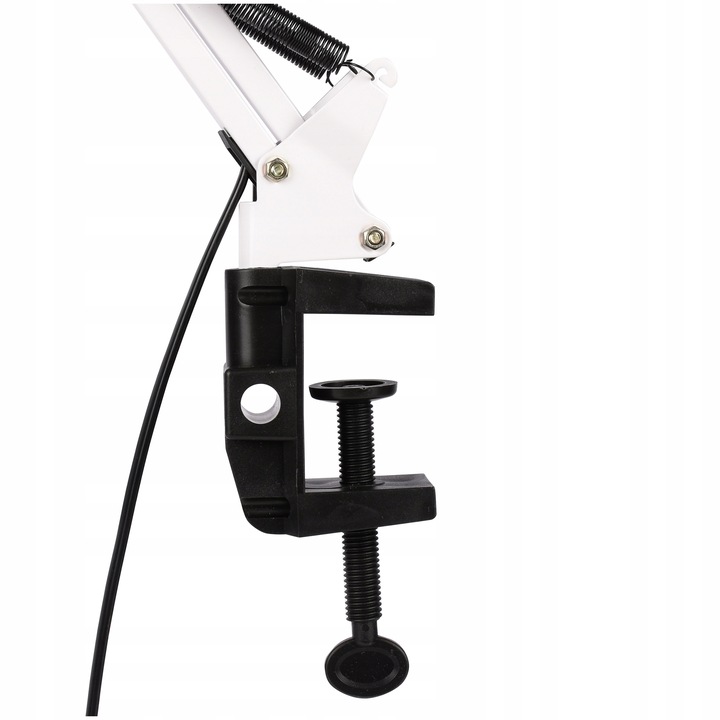 LAMPKA LED na E27 BIURKOWA Szkolna Nocna KREŚLARSKA regulowana BIAŁA