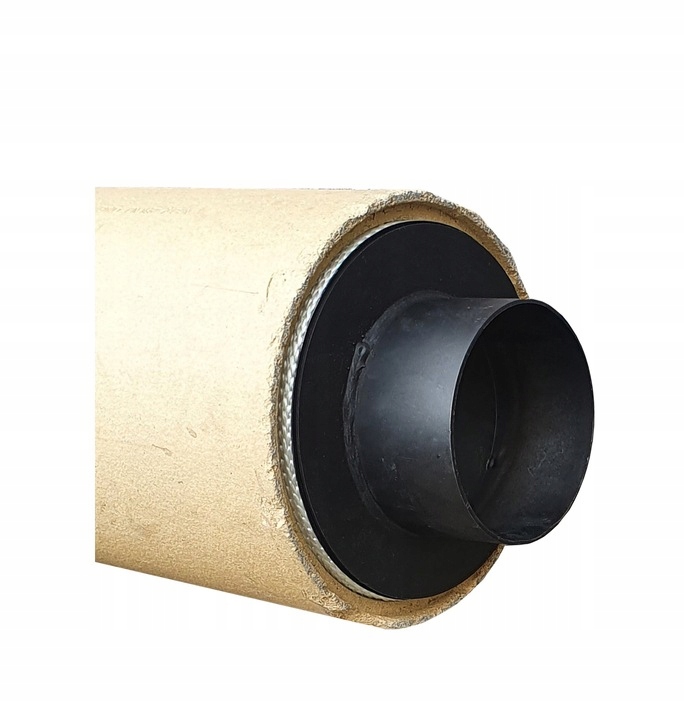 PRZEJŚCIE REDUKCJA NA KOMIN ceramiczny FI 180/200 CZARNA BLACHA 2 MM SZNUR