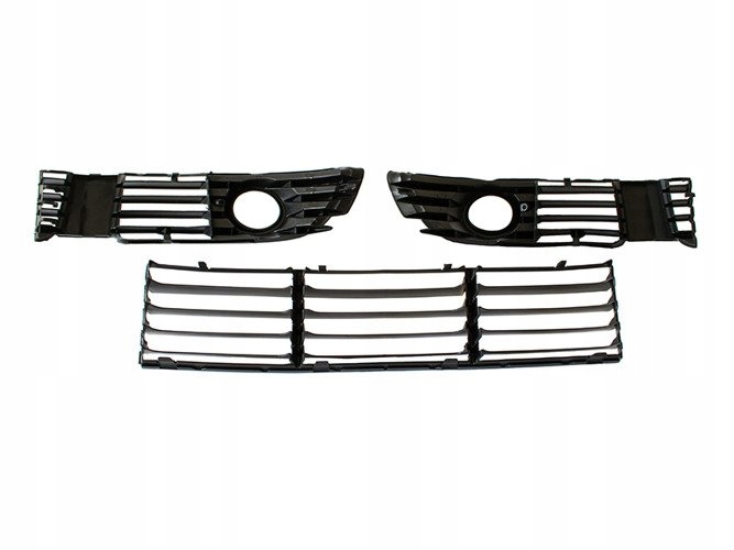 Atrapy Kratki Zderzaka Przód L+P+Ś Komplet 3 szt. do VW Passat B5 FL 00-05