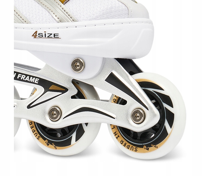 Rolki Regulowane RAVEN Pulse White/Gold 37-40