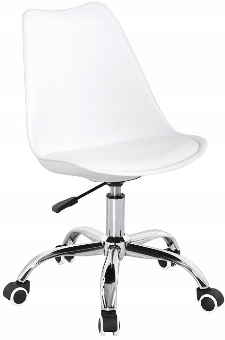 KRZESŁO SOA biurowe OBROTOWE do biurka białe