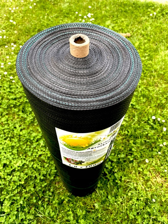 Agrotkanina czarna 1,6x50m 90g mata antychwastowa mocna agrowłóknina