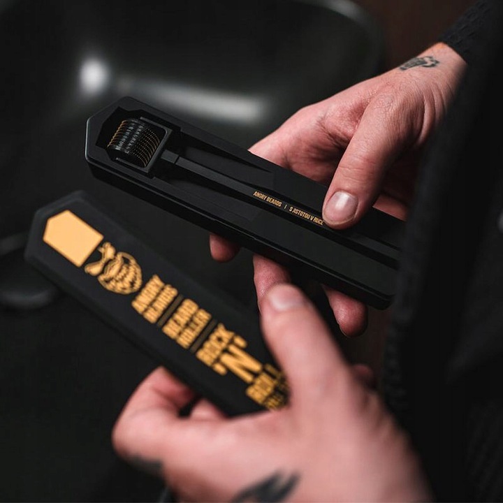 Angry Beards Derma Roller na Porost Brody