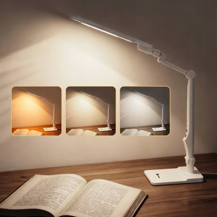 Lampka biurkowa Aigostar biały moc do 9 W