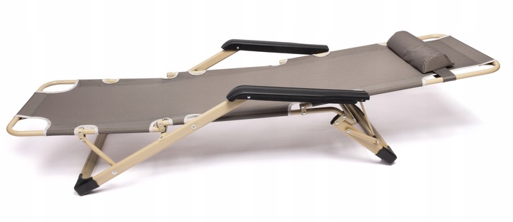 Leżak Ogrodowy Rozkładany Zero Gravity Krzesło Turystyczne Miękka