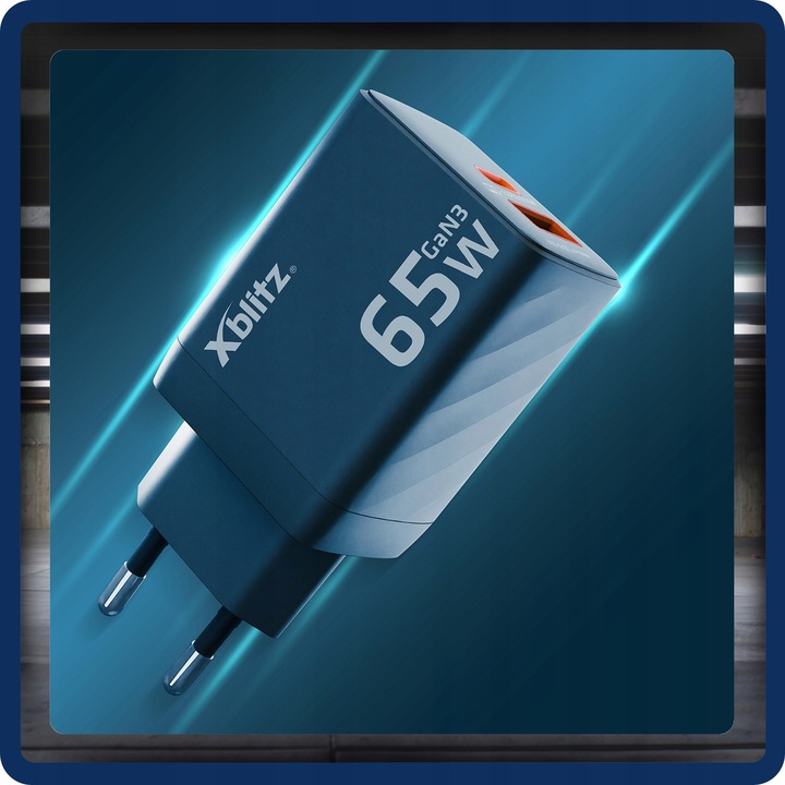 Xblitz XC2 ładowarka sieciowa 65W szybkie ładowanie USB C A