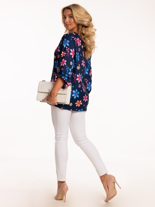 ELEGANCKA LUŹNA MODNA BLUZKA DAMSKA DUŻO ROZMIARÓW POLSKI PRODUKT