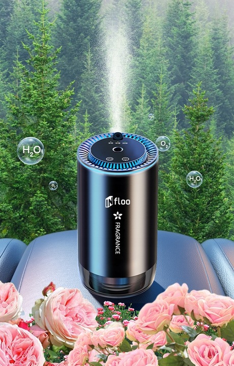 ATOMIZER BEZPRZEWODOWY DO AUT NAWILŻACZ POWIETRZA DYFUZOR ZAPACHOWY DO