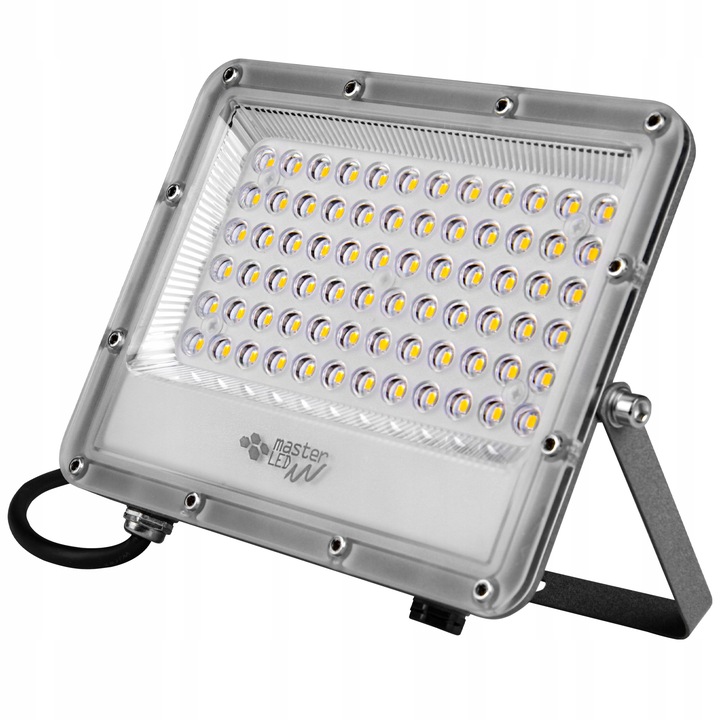Halogen Naświetlacz LED 2x 50W PREMIUM + Statyw Budowlany + pokrowiec