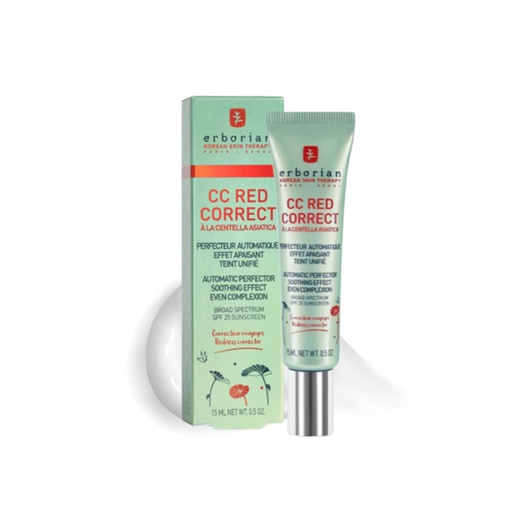 Erborian CC Red Correct Krem Korygujący Zaczerwienienia Twarzy SPF25