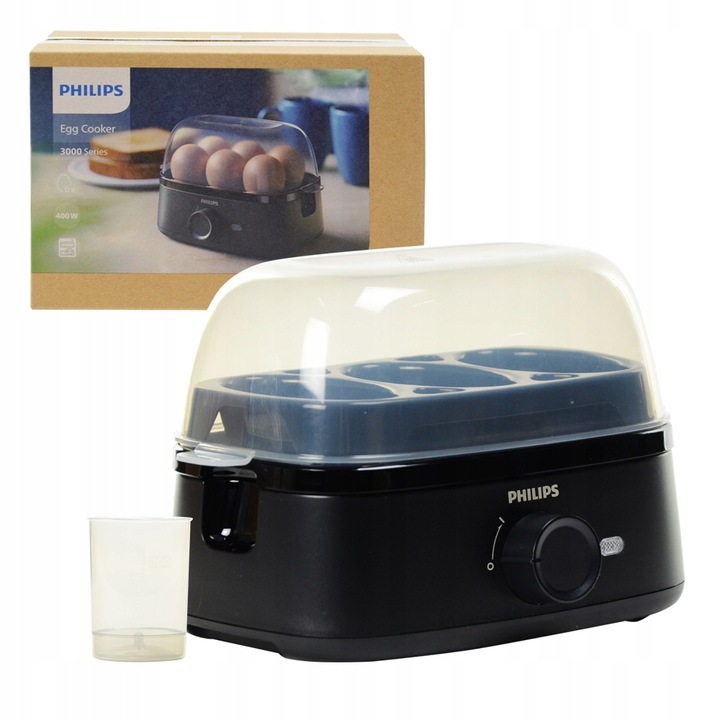 Jajowar PHILIPS HD9137/90 urządzenie do gotowania jajek DO 6 JAJ 400W