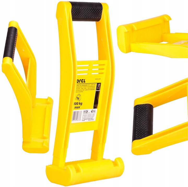UCHWYT DO NOSZENIA PRZENOSZENIA PŁYT GK PANELI OSB DREL 100kg