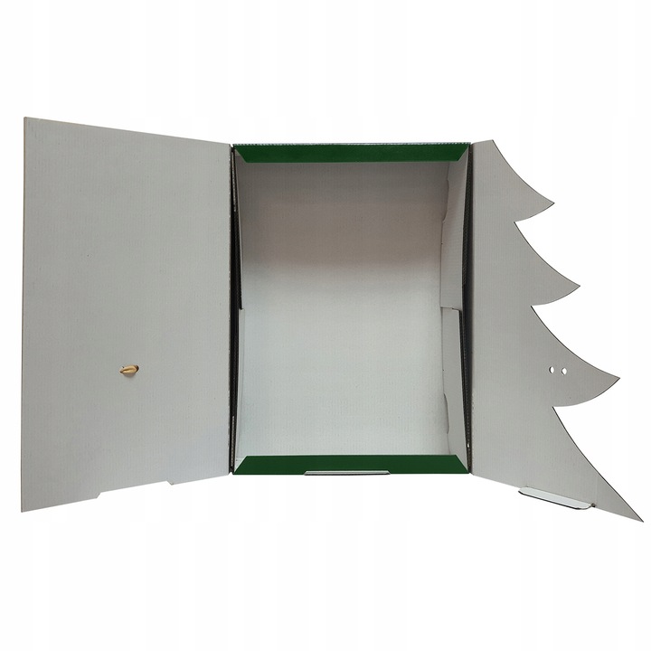 35x25x10 CM PUDEŁKO PREZENTOWE REKLAMOWE ŚWIĄTECZNE CHOINKA GRATIS 1605 D